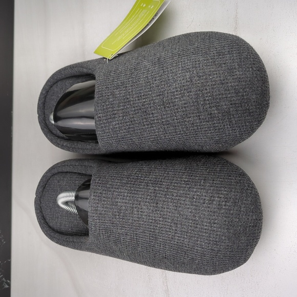 UltraIdeas Men's Lightweight Memory Foam Cotton Slippers Gray sz 7-8(S) - Picture 7 of 10